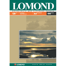 Фотобумага матовая для струйной фотопечати "Lomond", А4, 50 листов, 220 г/м2