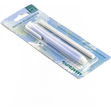 Ластик-ручка "Малевичъ", с запасным стержнем, лиловый - 2