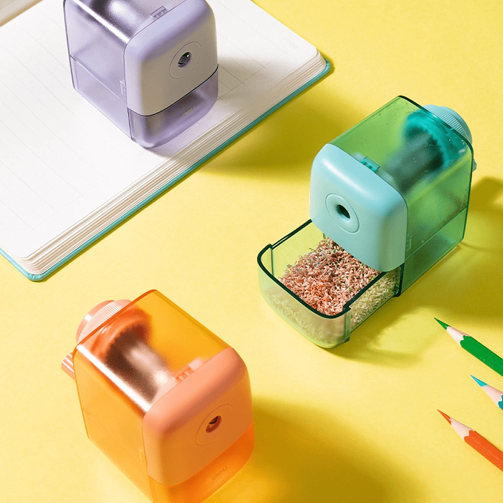 Точилка на 1 отверстие "Deli EH2", механическая, фиолетовый - 2