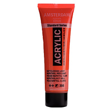 Краски акриловые "Amsterdam", 398 красный нафтоловый светлый, 20 мл, туба
