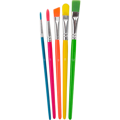 Кисть "Я-Художник!", синтетика, 5 шт