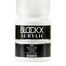 Краски акриловые "Blockx", 010 белила титановые, 500 мл