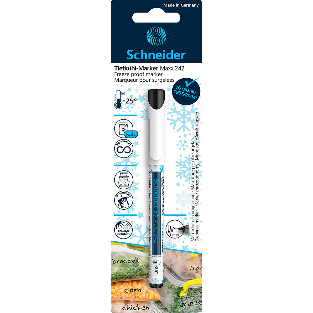 Маркер для замораживания "Schneider Maxx 242", черный - 4