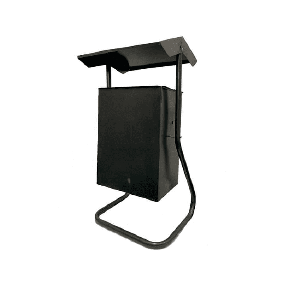 Урна уличная для сбора мусора "№6" с крышкой, 24 л, ассорти