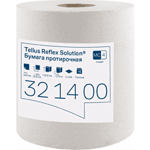 Протирочная бумага Tellus Reflex, Стандарт c центральной вытяжкой, 1 слой, 270 м, MC4