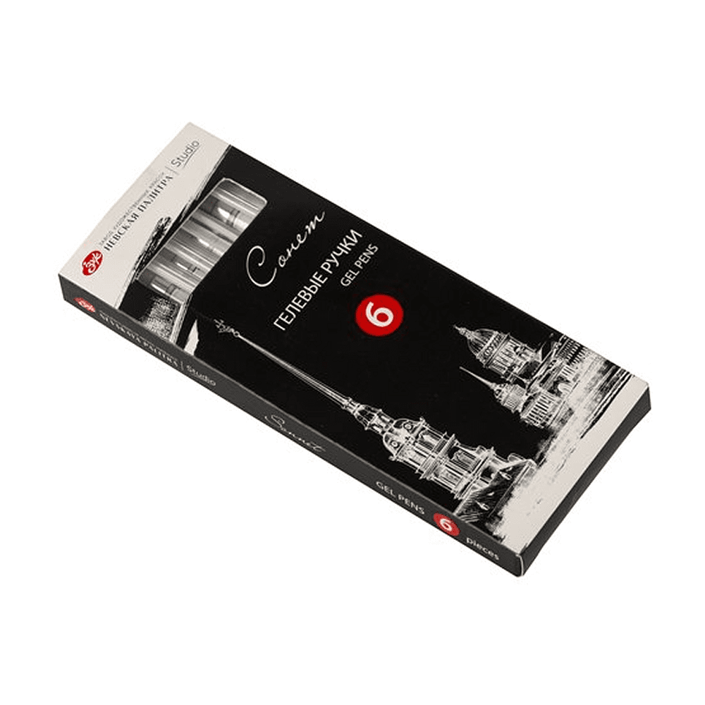 Ручка гелевая "Сонет", 0.8 мм, белая - 4