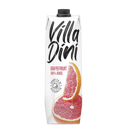 Сок "Villa Dini", грейпфрутовый, 1 л.