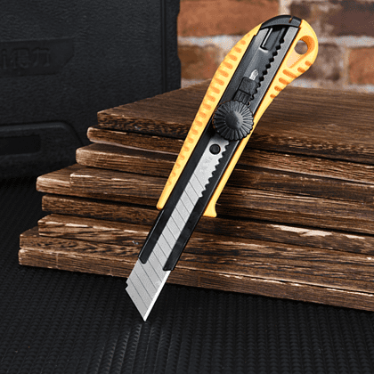 Нож универсальный "Deli DL003A", 18 мм, усиленный - 2