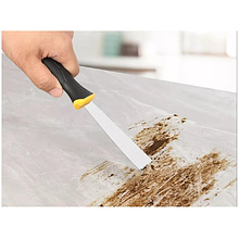 Шпатель нержавеющий Deli YS EDL-HD1, 25 мм, ручка 2K, черный, желтый