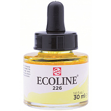 Жидкая акварель "ECOLINE", 226 желтый пастельный, 30 мл