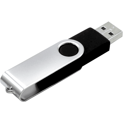 USB Flash 2.0 16 Gb VDF-008, пластик, метал, черный  - 2