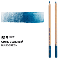 Карандаш акварельный "Белые ночи", 519, сине-зеленый