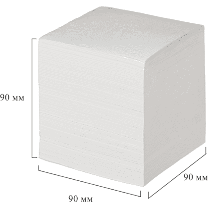 Бумага для заметок "Attache Economy", 90x90x90 мм, белый - 2