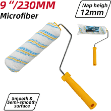 Валик малярный Deli YS EDL509812A, микрофибра, ширина 230 мм, ворс 12 мм