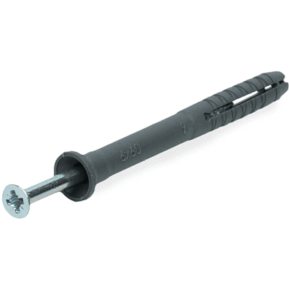 Дюбель-гвоздь потай 6х60 мм, 100 шт. - 2