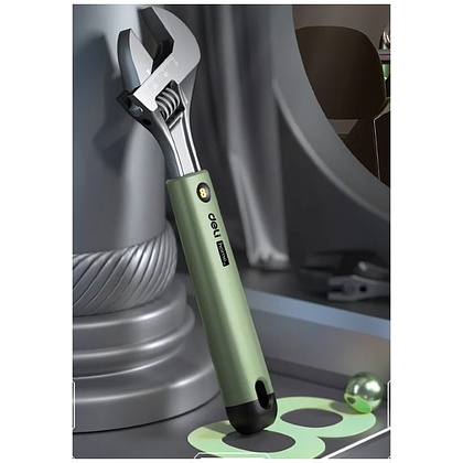 Набор ручного инструмента Deli HS, 8 предметов, Soft Touch, зеленый - 7