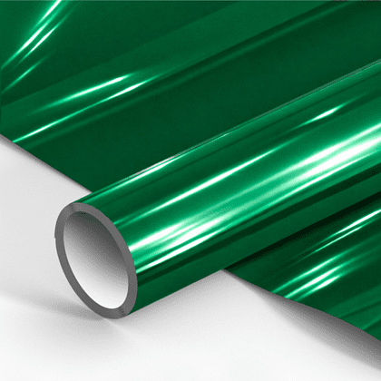 Бумага декоративная в рулоне "Металлик. Зеленый", 1х0.7 м, золотистый