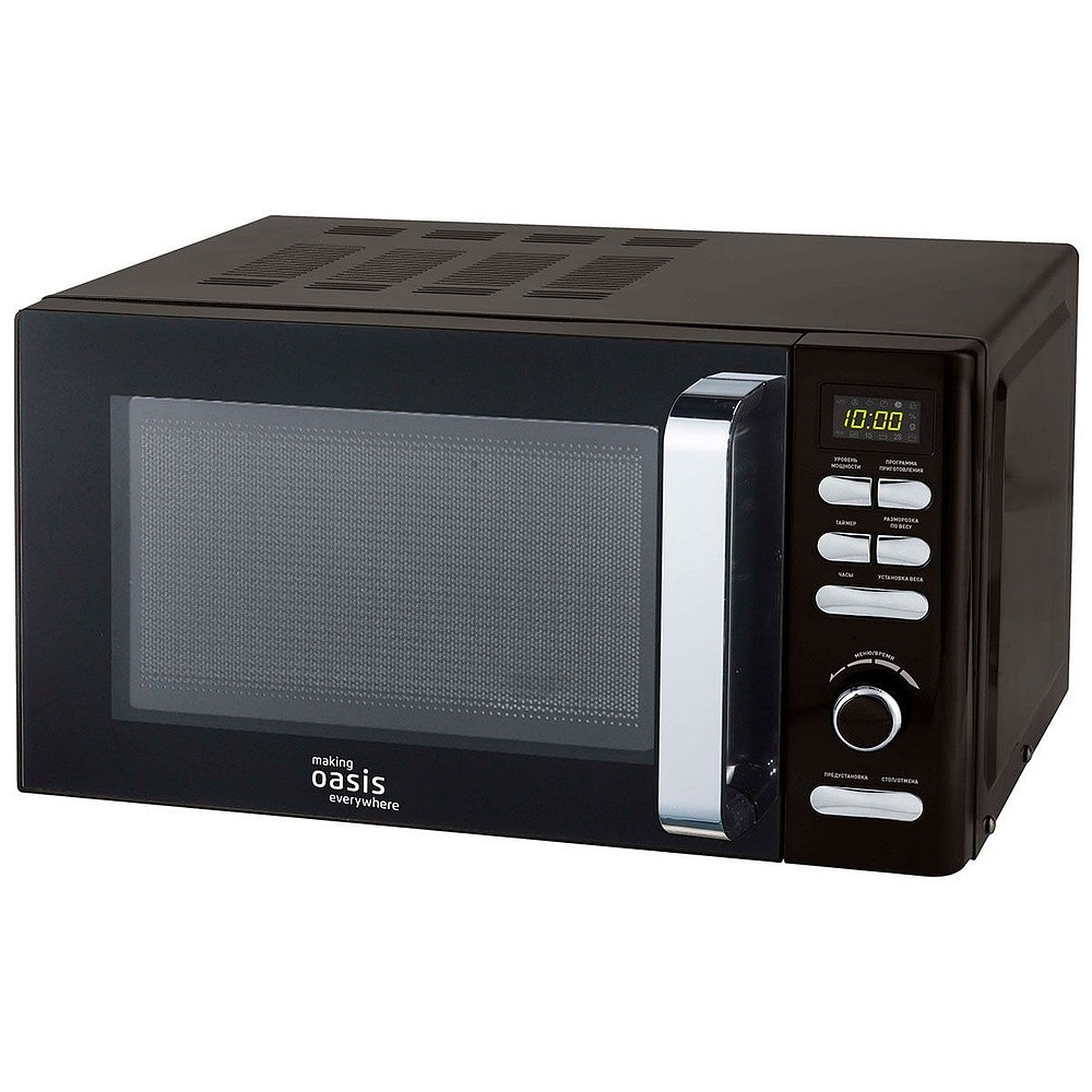 Электропечь СВЧ Oasis MW-80EB, черная 