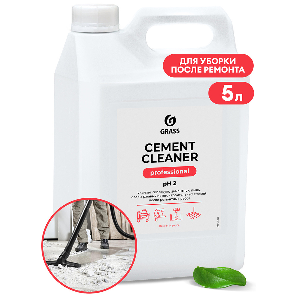 Средство моющее после ремонта "Cement Cleaner", 5 л