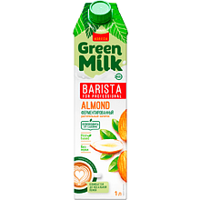 Напиток миндальный "Green Milk Professional", 1 л, ультрапастеризованный 