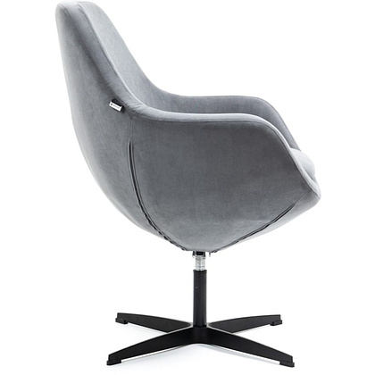 Кресло мягкое EVERPROF Rocky, ткань, серый, металл - 3