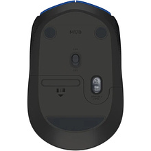 Мышь Logitech "Mouse M171", беспроводная, 1000 dpi, 3 кнопки, синий