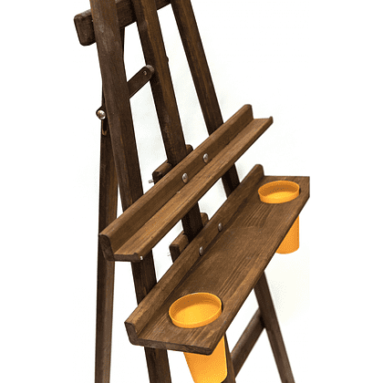 Мольберт лира "Малевичъ. Комфорт", сосна, коричневый - 5