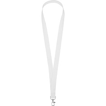 Тесьма с карабином для бейджа "8391", 900x20 мм, белый
