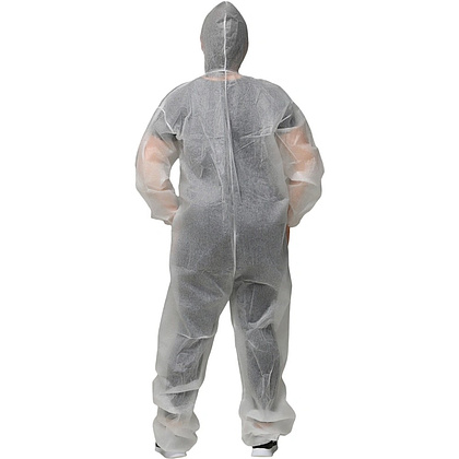 Комбинезон одноразовый "Каспер", 30 г/м2, размер 3ХL, 5 шт/упак, белый - 3