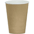 Стакан картонный 300 мл, 50 шт, 1 слой, крафт