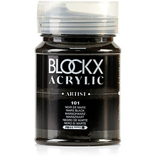 Краски акриловые "Blockx", 101 марс черный, 500 мл