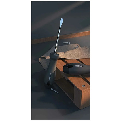 Набор ручного инструмента Deli HS EHT0006, 6 предметов, Soft Touch, черный - 16