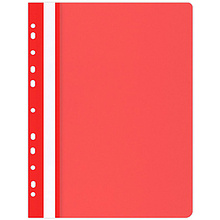 Папка-скоросшиватель с перфорацией "Office Product", А4, красный