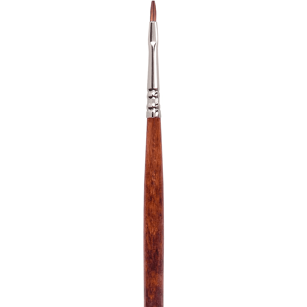 Кисть "Escoda Versatil Brush L/H", синтетика, темно-коричневый, плоская, №1 - 2