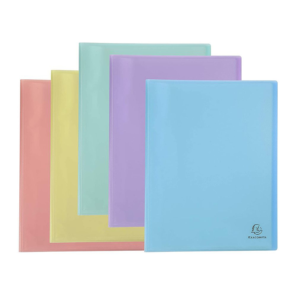 Папка с файлами "Chromaline Pastel", 30 карманов, ассорти