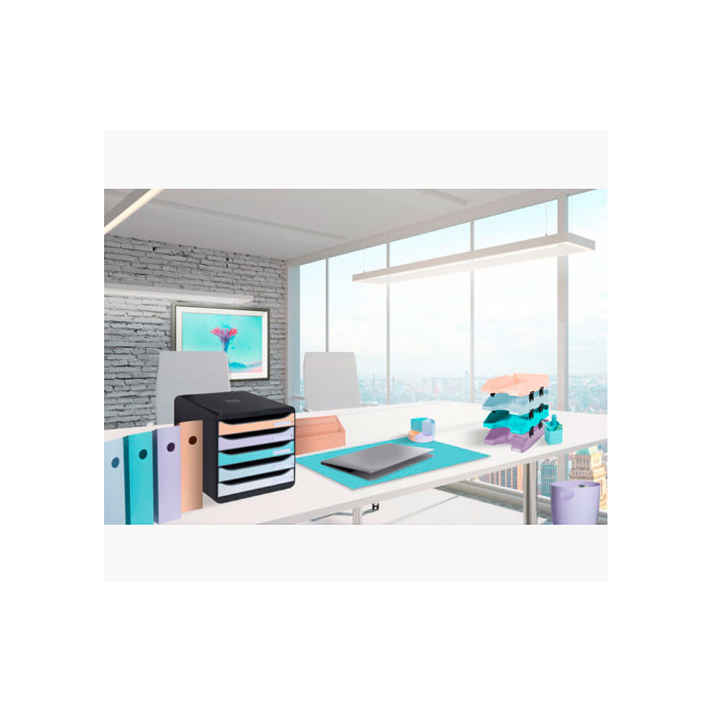 Модуль для бумаги горизонтальный "Aquarel", лиловый - 7