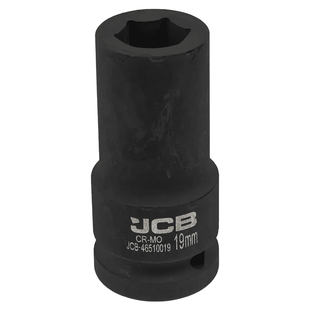 Головка ударная шестигранная глубокая JCB-46510019 3/4", 19 мм