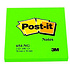 Бумага для заметок "Post-it Notes", 76x76 мм, 100 листов, зеленый неон
