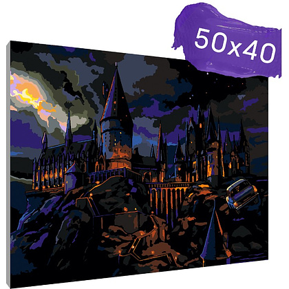 Картина по номерам "Гарри Поттер. Замок Хогвартс" - 2