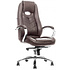 Кресло для руководителя EVERPROF "DRIFT PU", экокожа, металл, коричневый