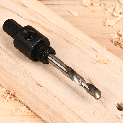 Адаптер для коронок Deli YS EDH-SKZ002-E1-E1, с центрирующим сверлом, 32-230 мм - 4