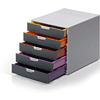 Блок из 5 лотков закрытый "Varicolor", 292x280x356 мм, 5 лотков - 6