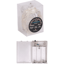 Гирлянда электрическая LED "Нить" с насадками "Роса" 10 м, мультиколор