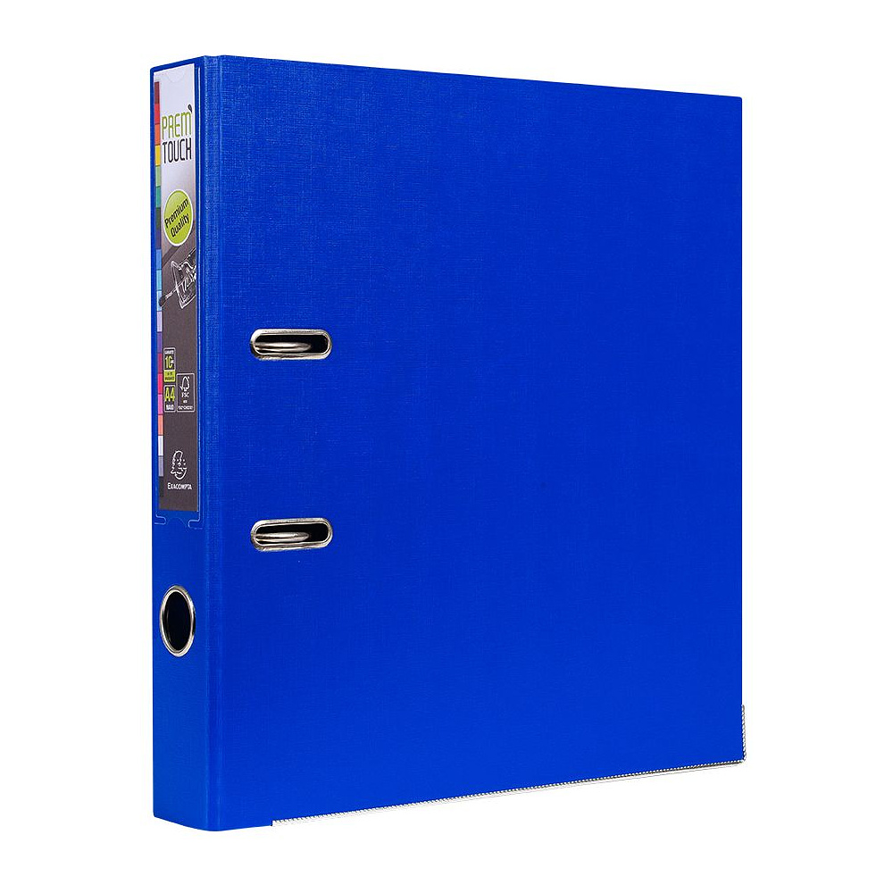 Папка-регистратор "Exacompta", A4, 50 мм, ПВХ, синий