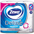 Бумага туалетная "Zewa Deluxe", 3 слоя, 4 рулона