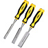 Набор стамесок Deli YS EDL6203-ED1, 12-25 мм, 3 шт., черный, желтый