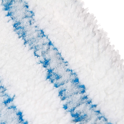 Насадка для плоской швабры 40х11 см, микроволокно, с полосами скольжения, язык T - 3