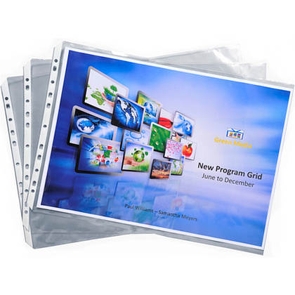 Папка-карман "Exacompta", А3, 10 шт, 100 мк, прозрачный - 2