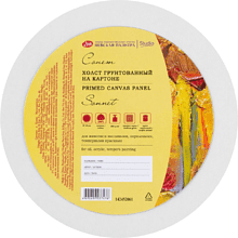 Холст на картоне круглый "Сонет"