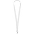 Тесьма с карабином для бейджа "8391", 900x20 мм, белый